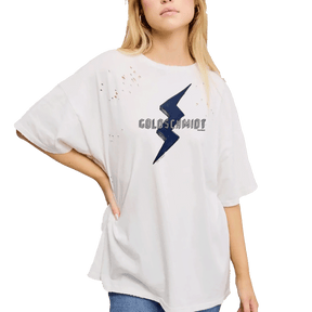 VIP New York Yankees Postseason '26 Rocker Distressed Tee - Tiny Turnip