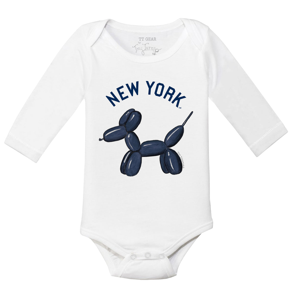 New York Yankees Balloon Dog Long Sleeve Snapper