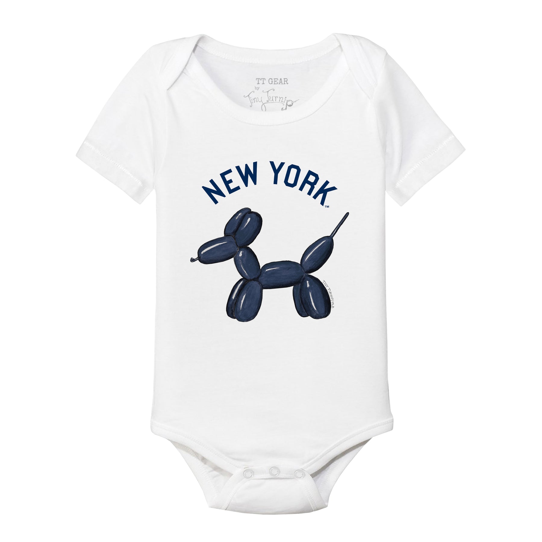 New York Yankees Balloon Dog Short Sleeve Snapper