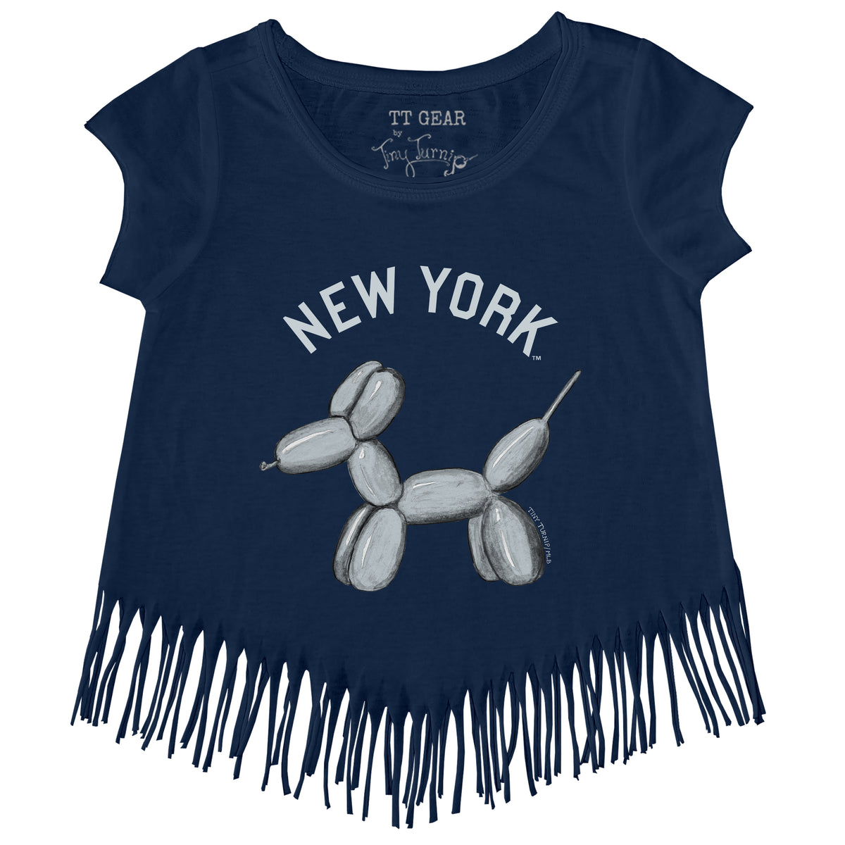 New York Yankees Balloon Dog Fringe Tee