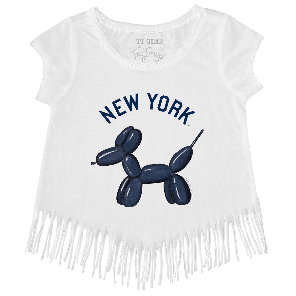 New York Yankees Balloon Dog Fringe Tee