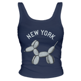 New York Yankees Balloon Dog Tank - Tiny Turnip