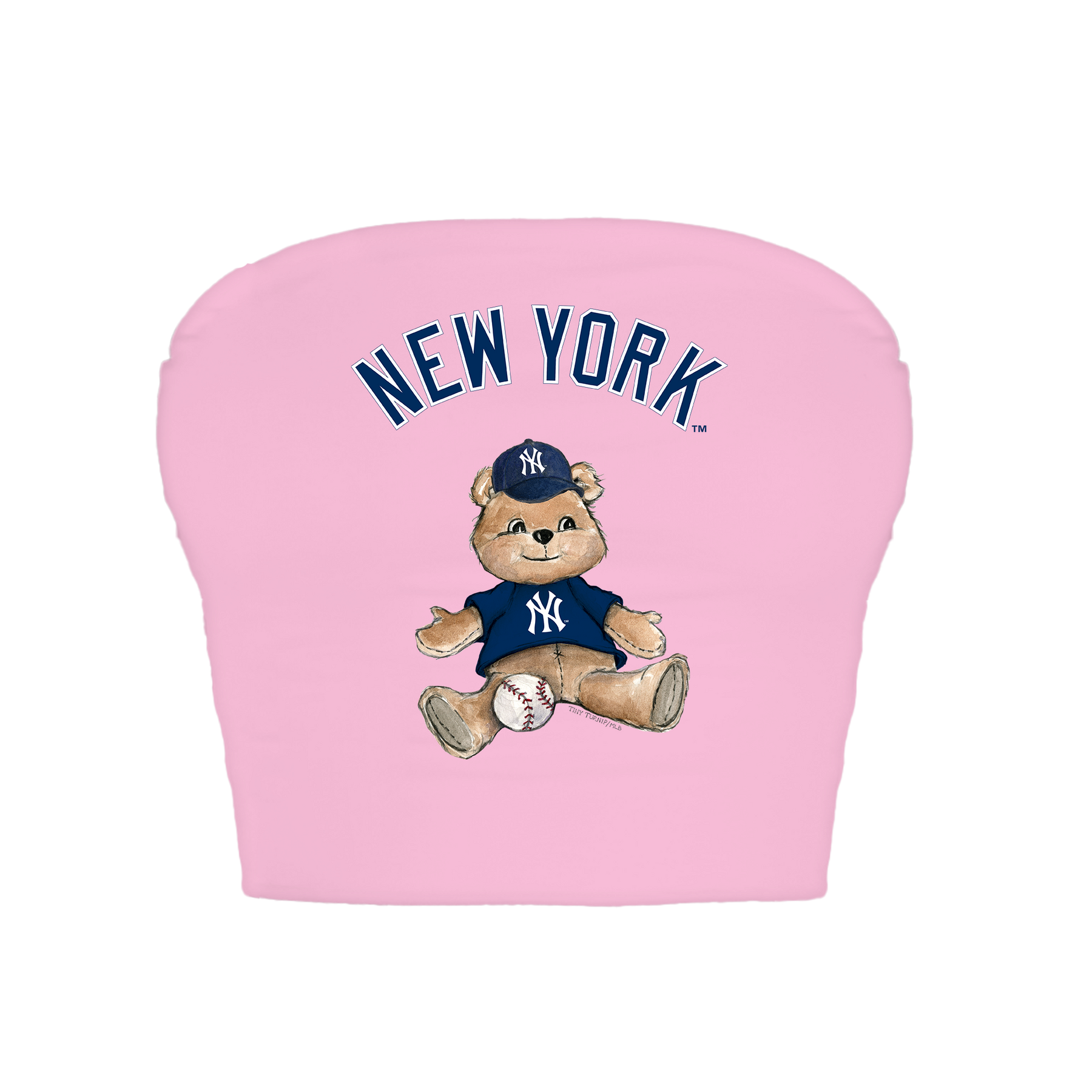 New York Yankees Teddy Crop Tube Top