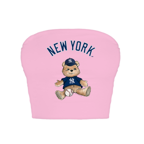 New York Yankees Teddy Crop Tube Top