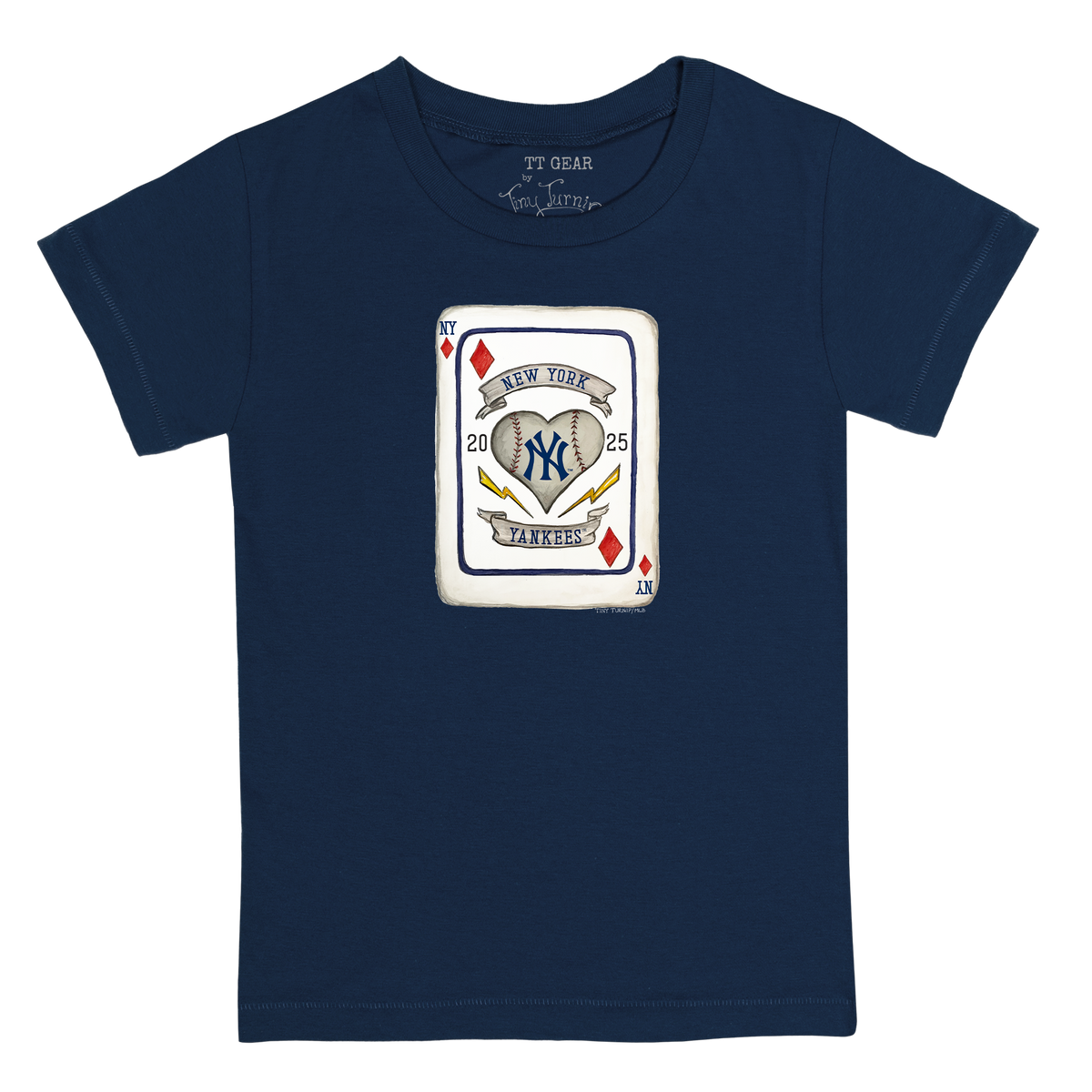 New York Yankees Card Kid's Tee Shirt