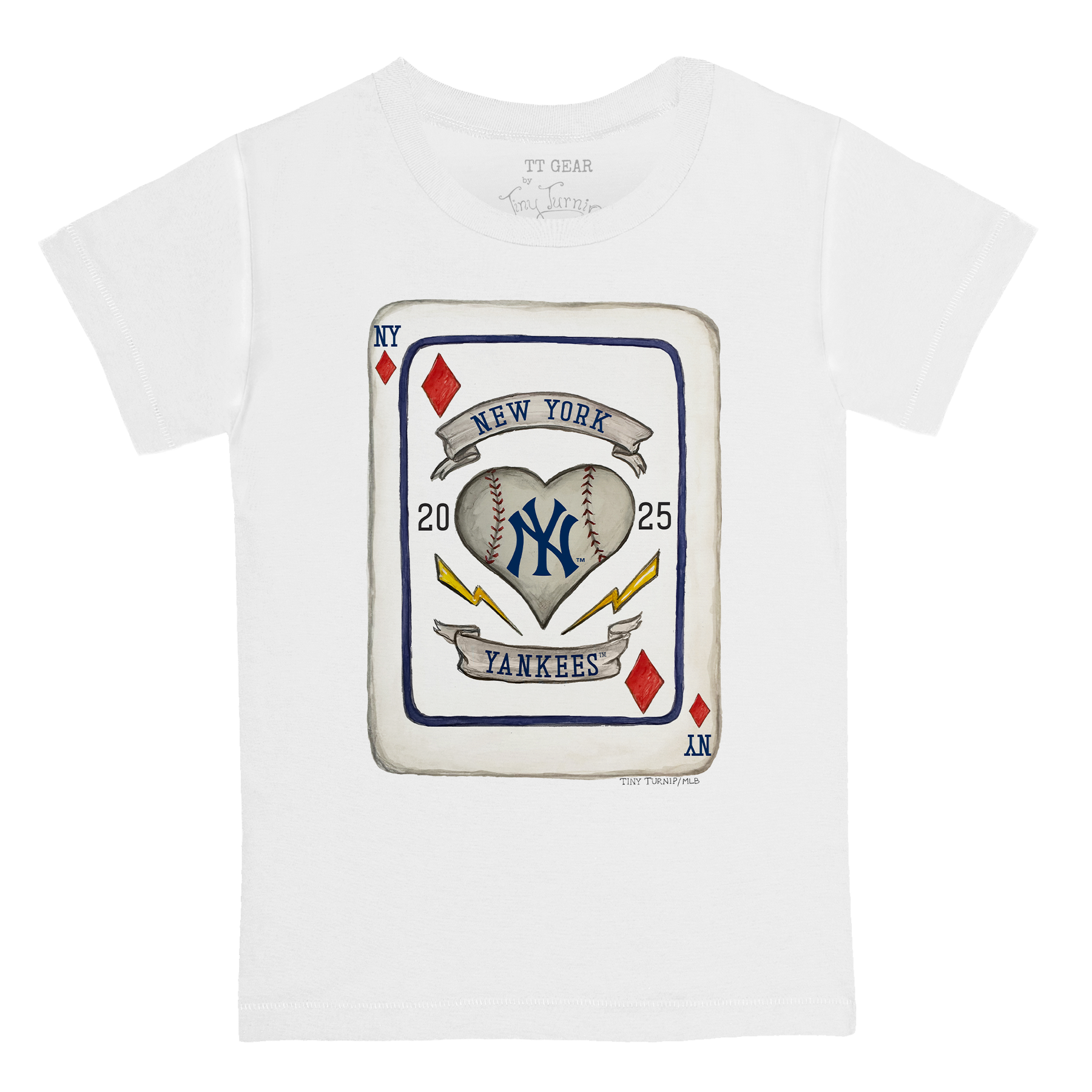 New York Yankees Card Kid's Tee Shirt