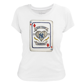 New York Yankees Card Women's Tee Shirt