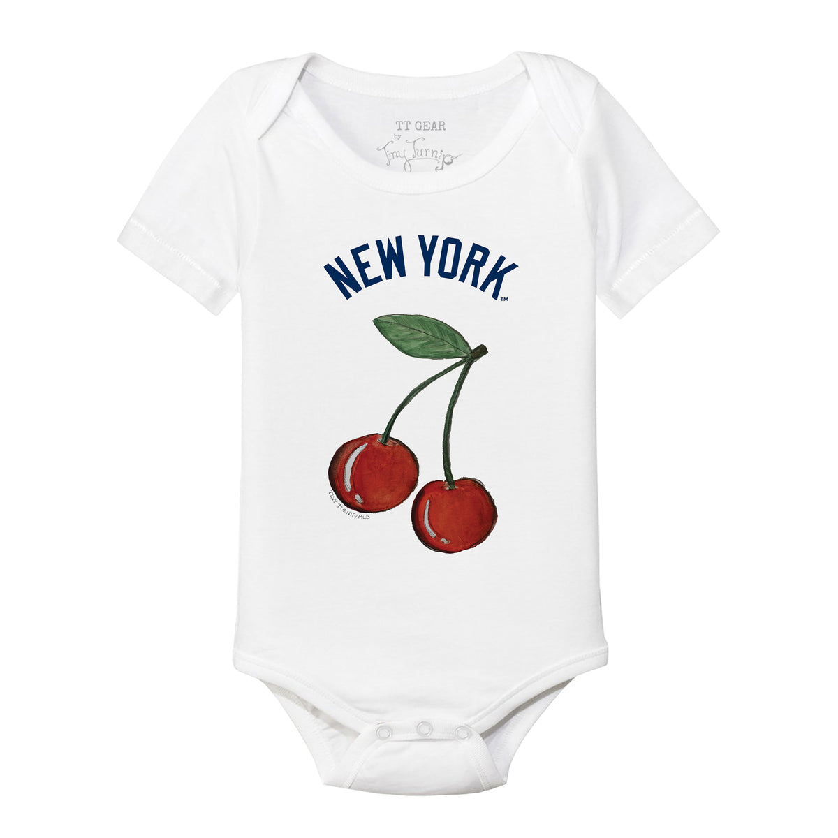 New York Yankees Cherries Short Sleeve Snapper