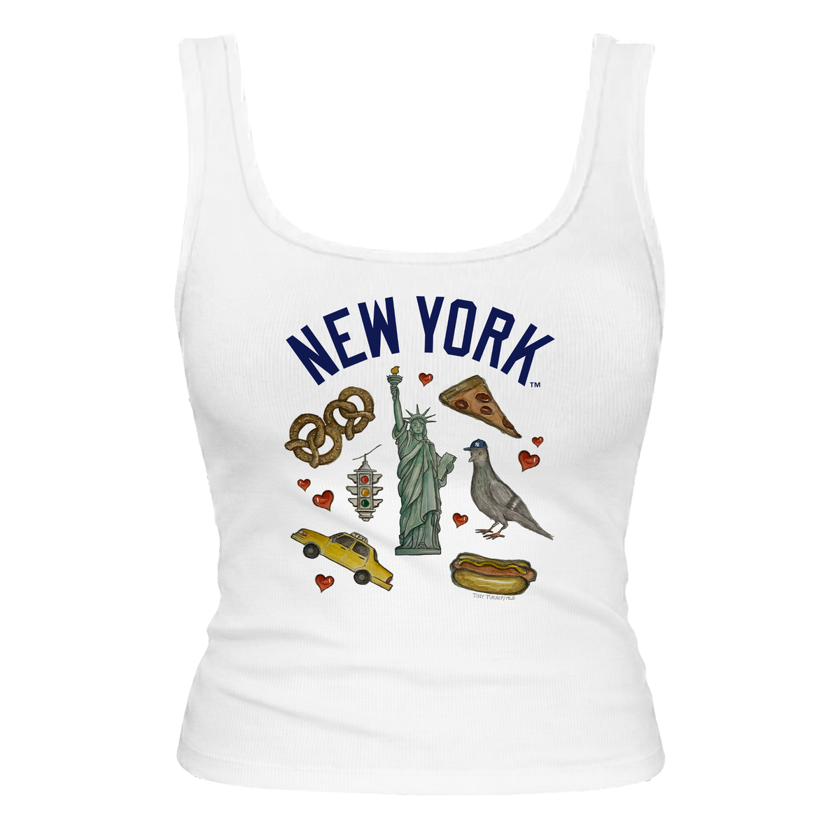 New York Yankees Collage Emmy Tank
