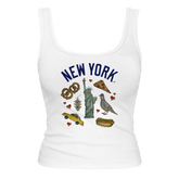 New York Yankees Collage Emmy Tank