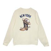 New York Yankees Cowboy Boot Crewneck Sweatshirt