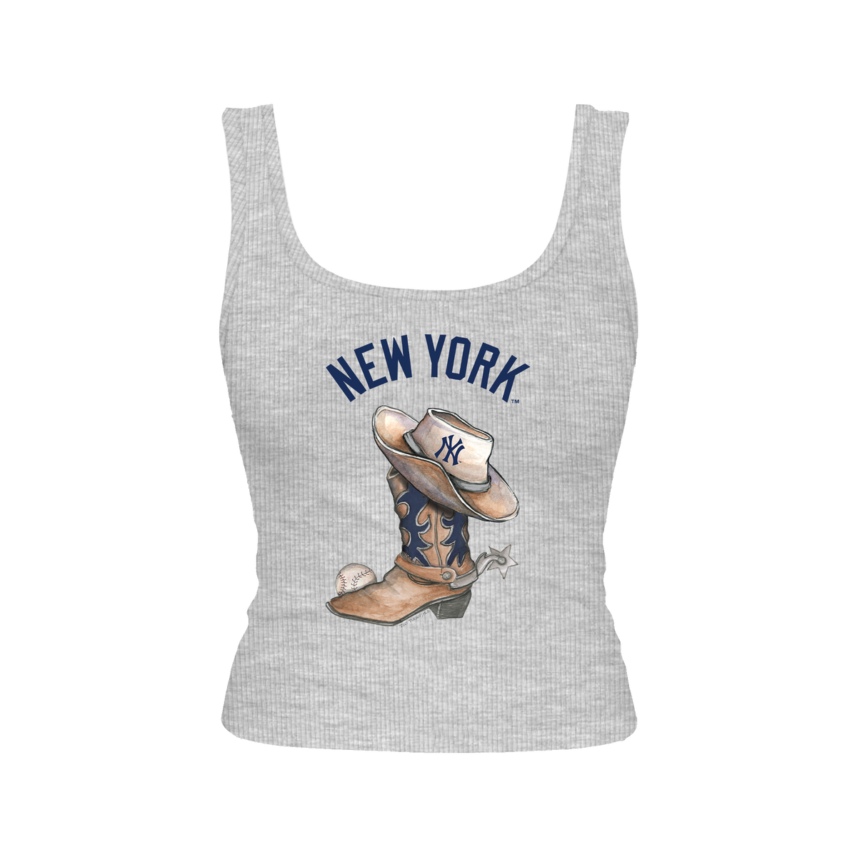 New York Yankees Cowboy Boot Emmy Tank