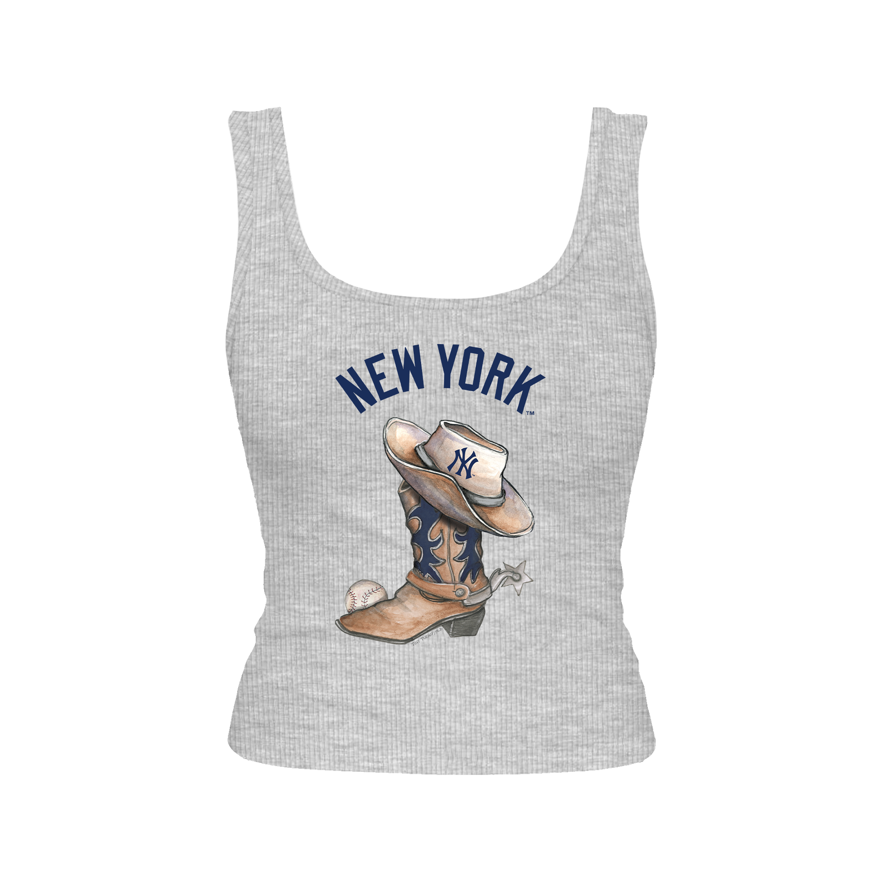 New York Yankees Cowboy Boot Emmy Tank