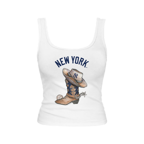 New York Yankees Cowboy Boot Emmy Tank