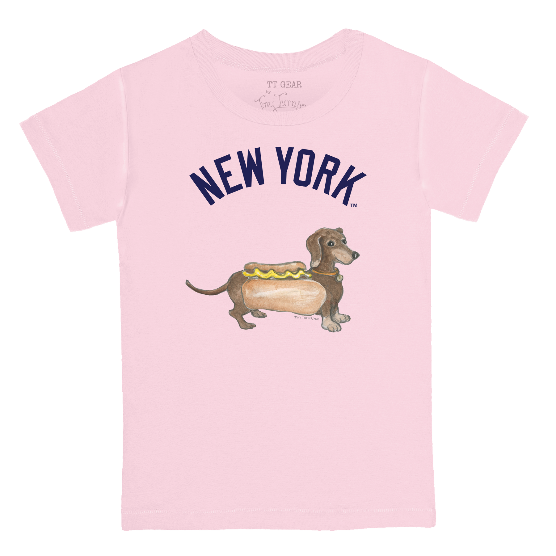 New York Yankees Dachshun Kid's Tee Shirt