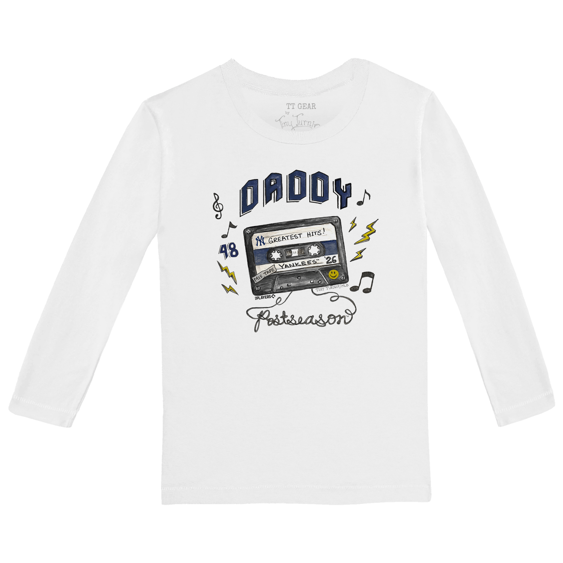 VIP New York Yankees Postseason '26 Kid's Long-Sleeve Tee Shirt - Tiny Turnip