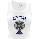 New York Yankees Fan Crop Tank