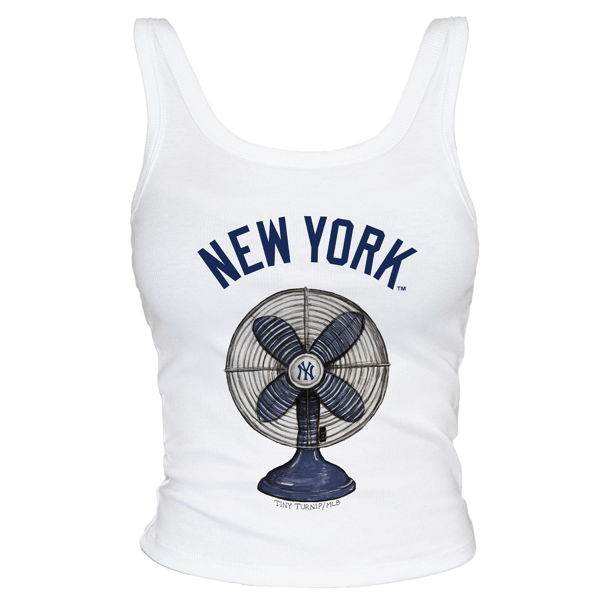 New York Yankees Fan Crop Tank - Tiny Turnip