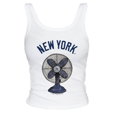 New York Yankees Fan Crop Tank - Tiny Turnip