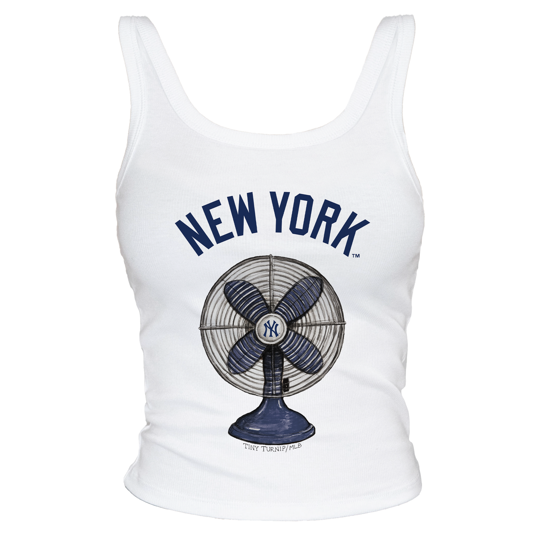 New York Yankees Fan Crop Tank - Tiny Turnip