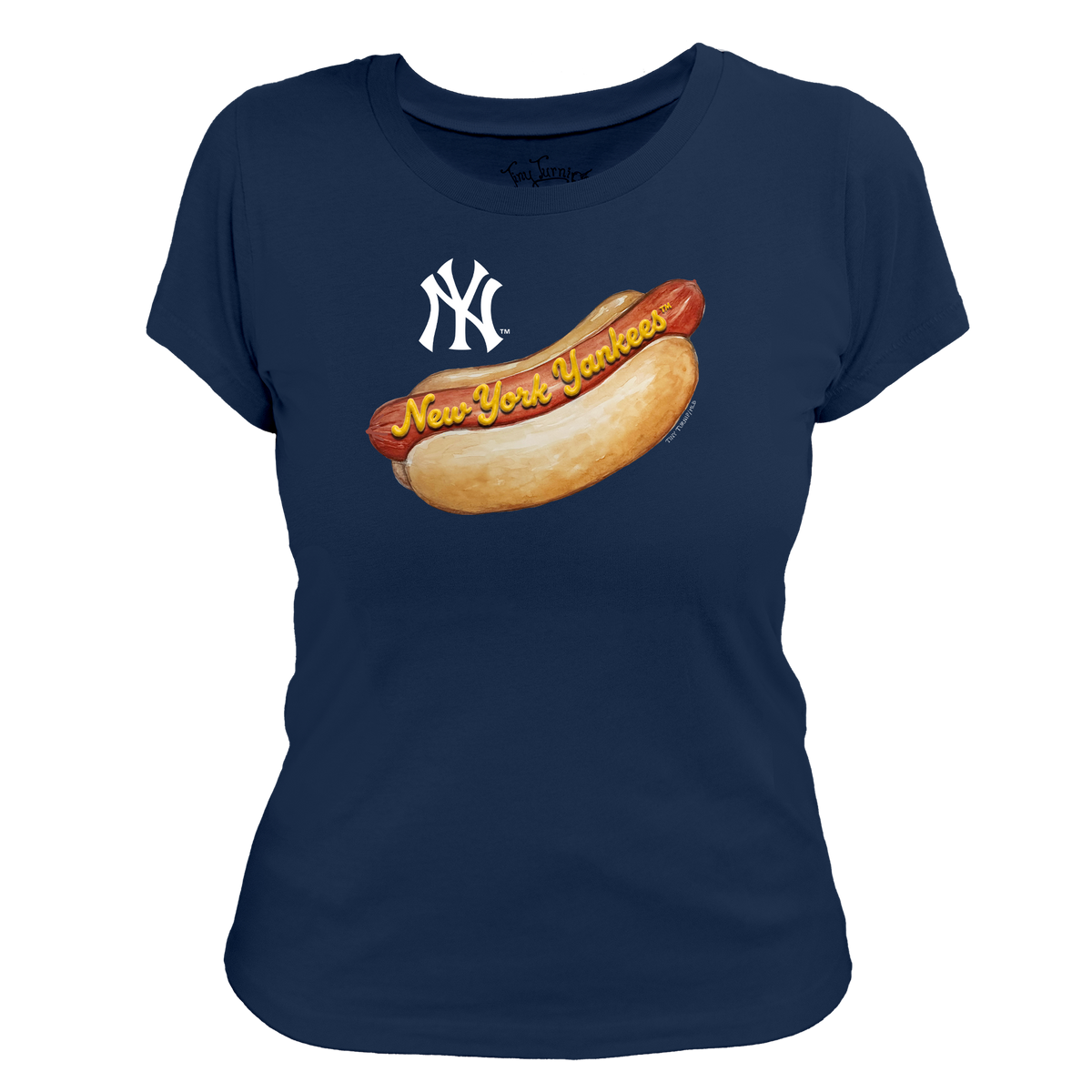 New York Yankees Hot Dog Women's Tee Shirt