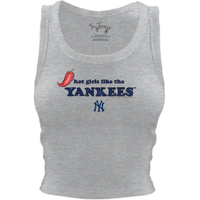 New York Yankees Hot Girls Crop Tank