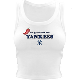 New York Yankees Hot Girls Crop Tank