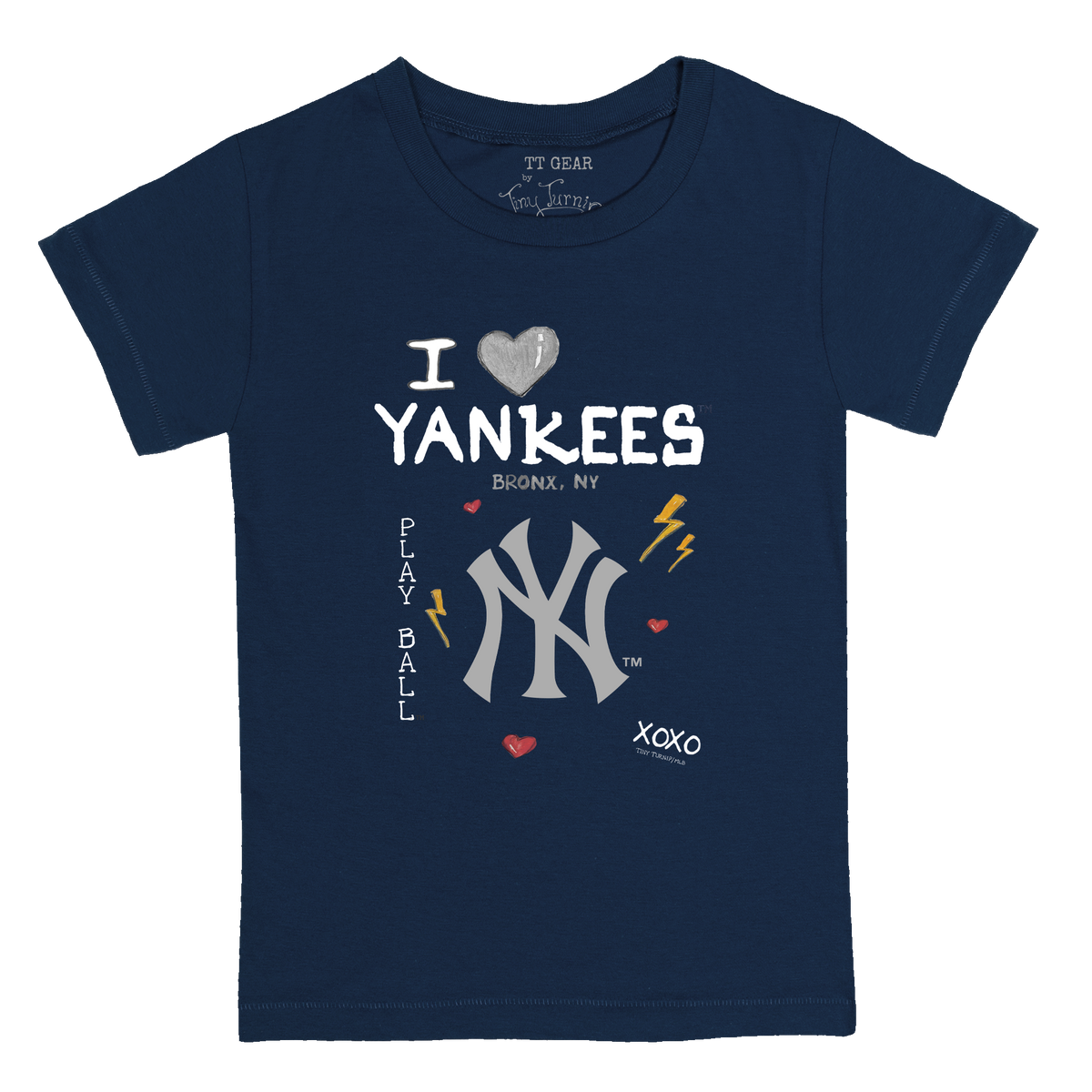 I Heart Yankees Kid's Tee Shirt - Tiny Turnip