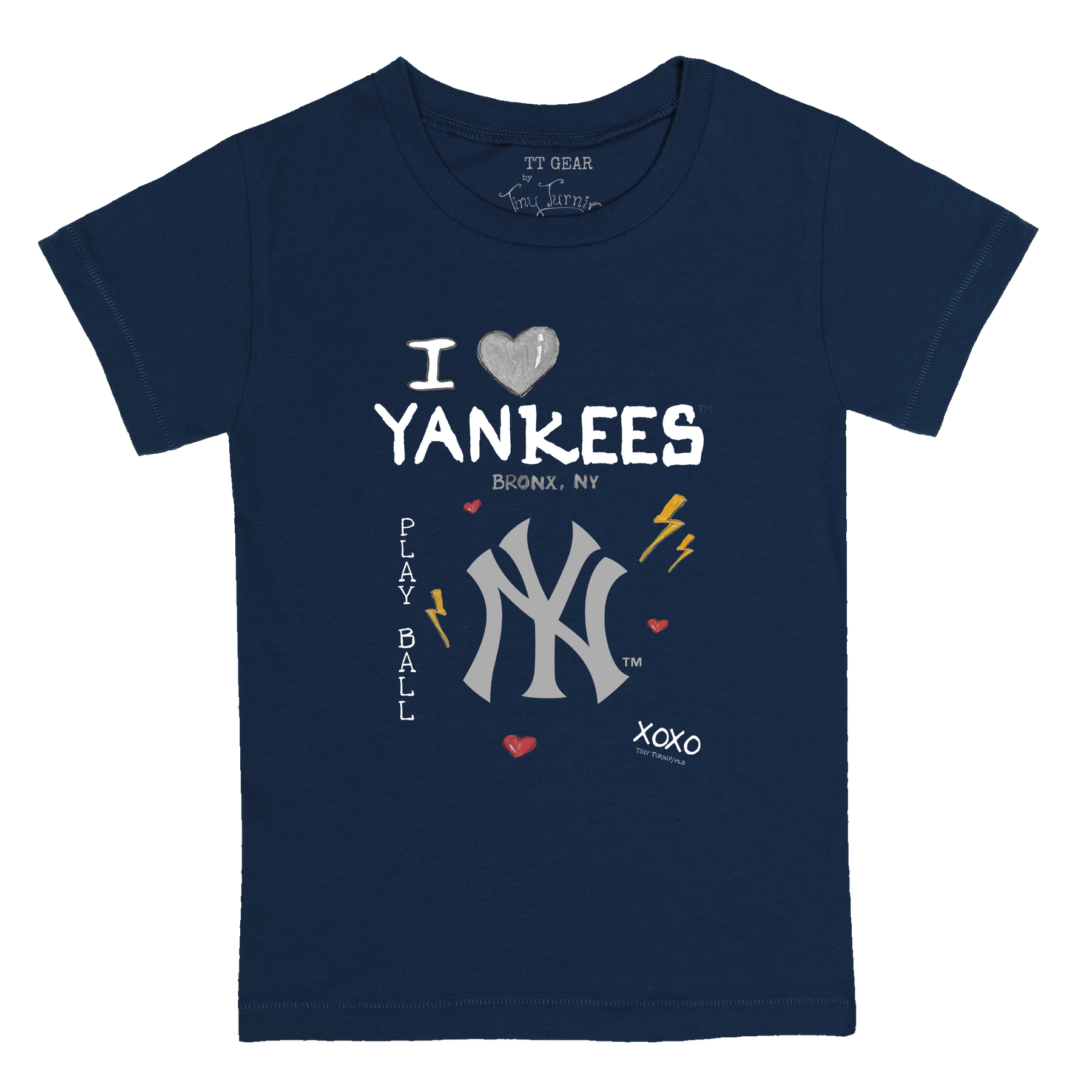 I Heart Yankees Kid's Tee Shirt - Tiny Turnip