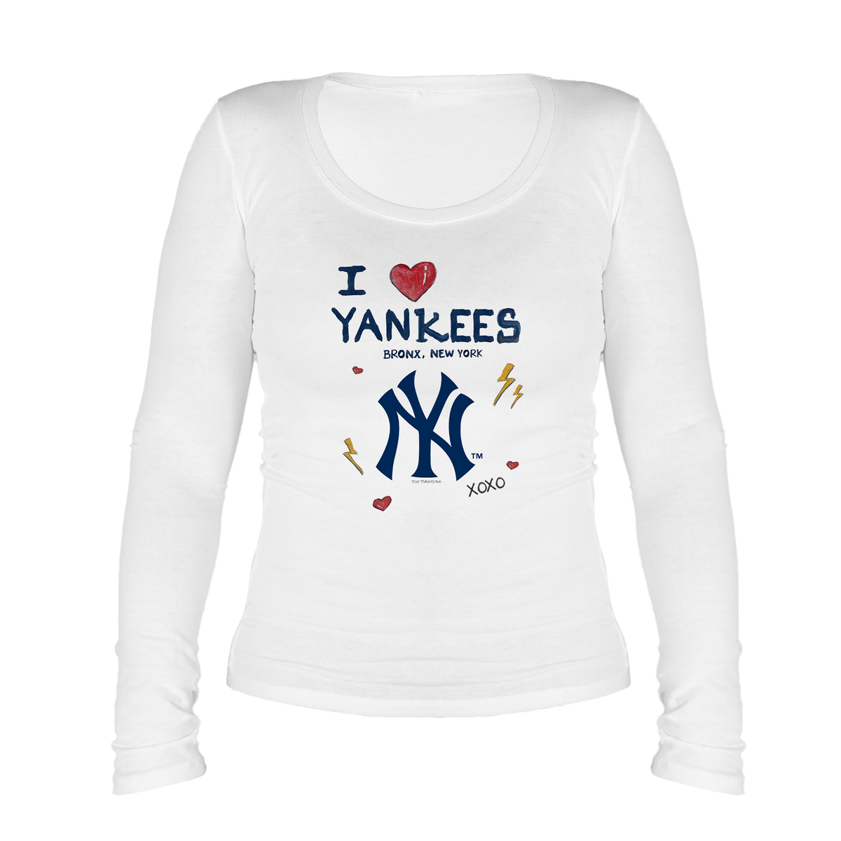I Heart Yankees Legend Long Sleeve