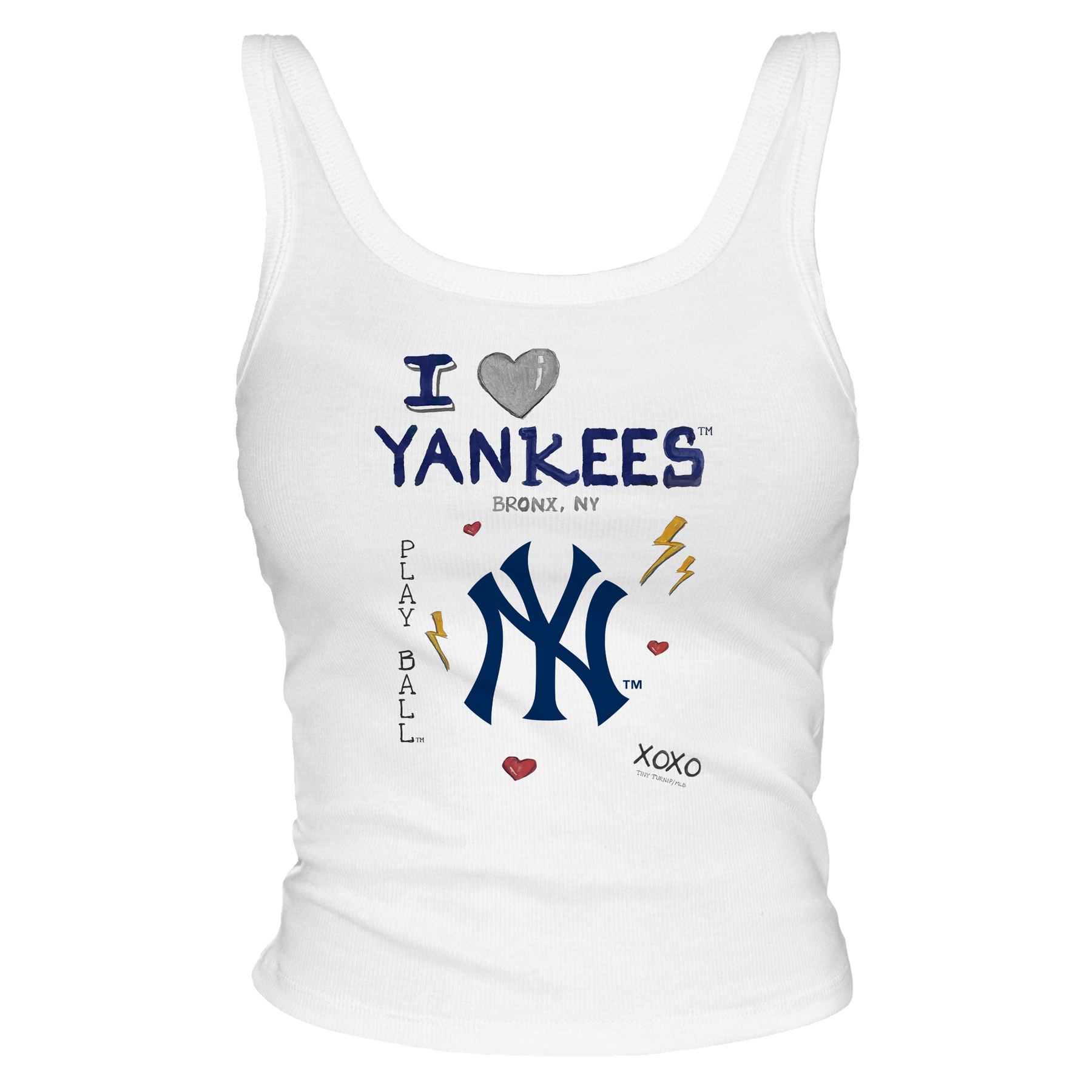 I Heart Yankees Tank - Tiny Turnip