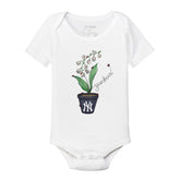 New York Yankees Ladybug Short Sleeve Snapper - Tiny Turnip