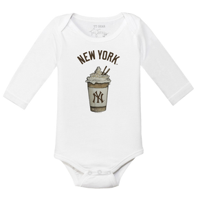 New York Yankees Latte Long Sleeve Snapper