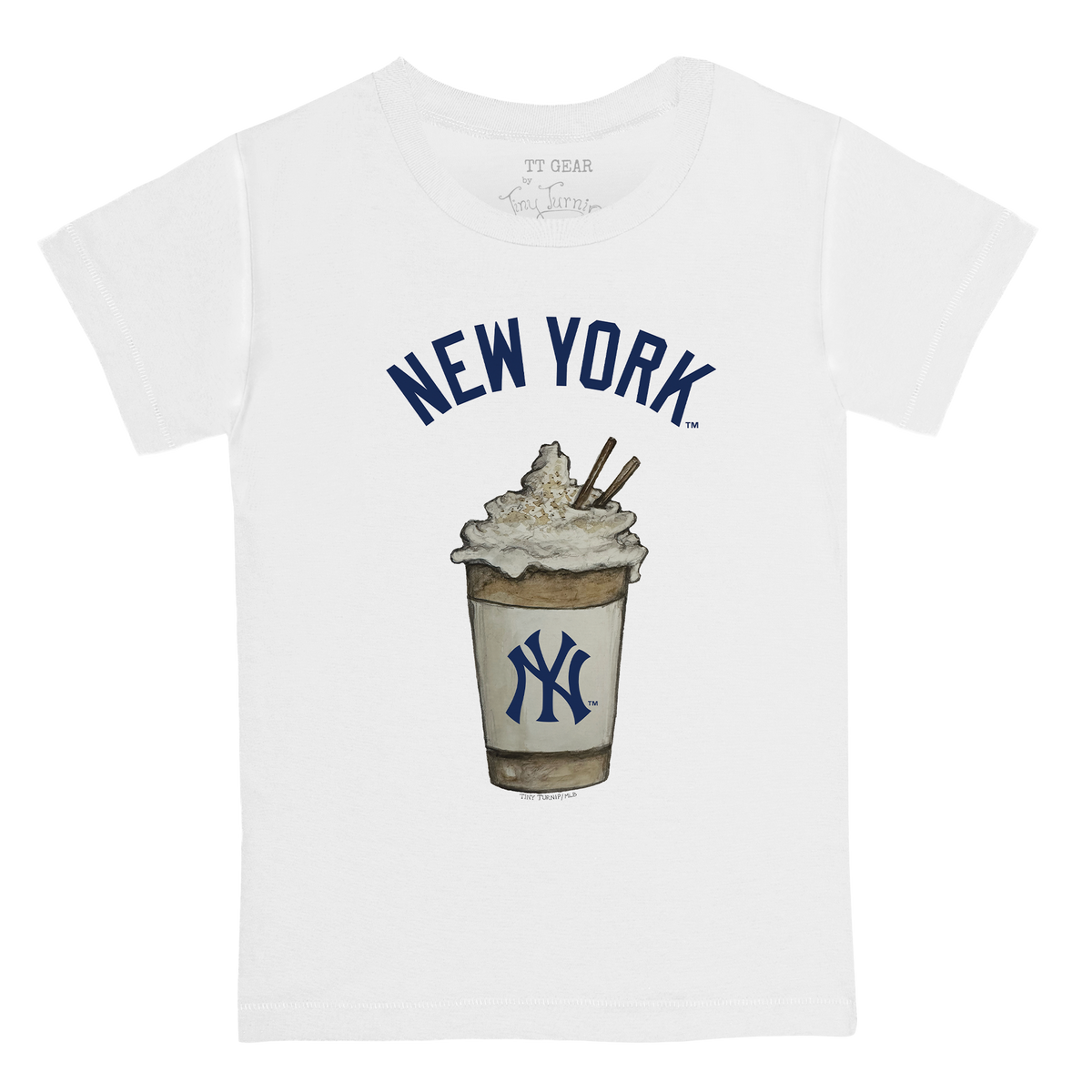 New York Yankees Latte Kid's Tee Shirt