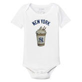 New York Yankees Latte Short Sleeve Snapper