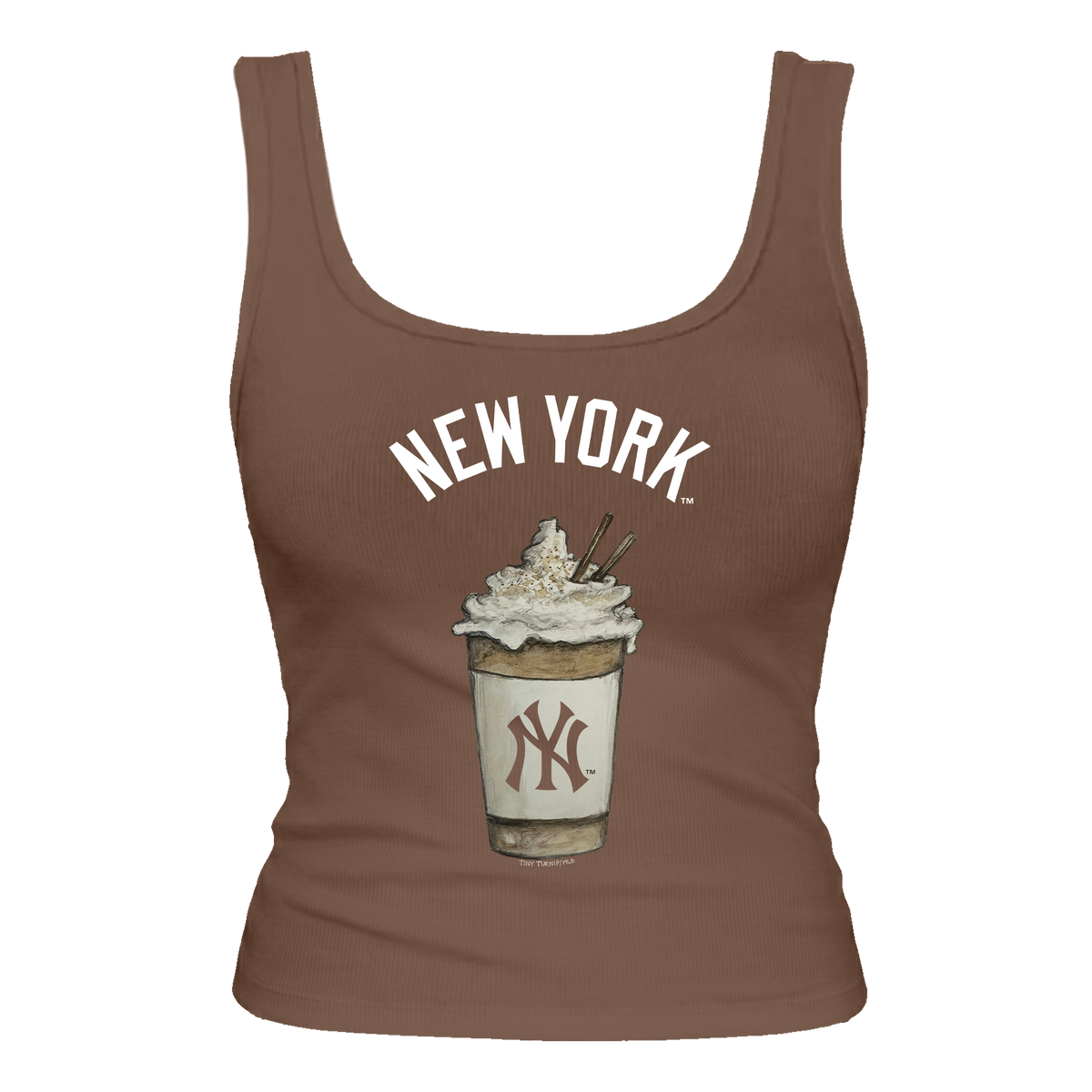 New York Yankees Latte Emmy Tank