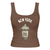 New York Yankees Latte Emmy Tank