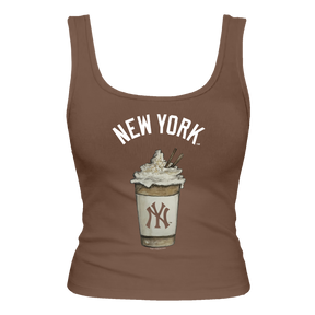 New York Yankees Latte Emmy Tank