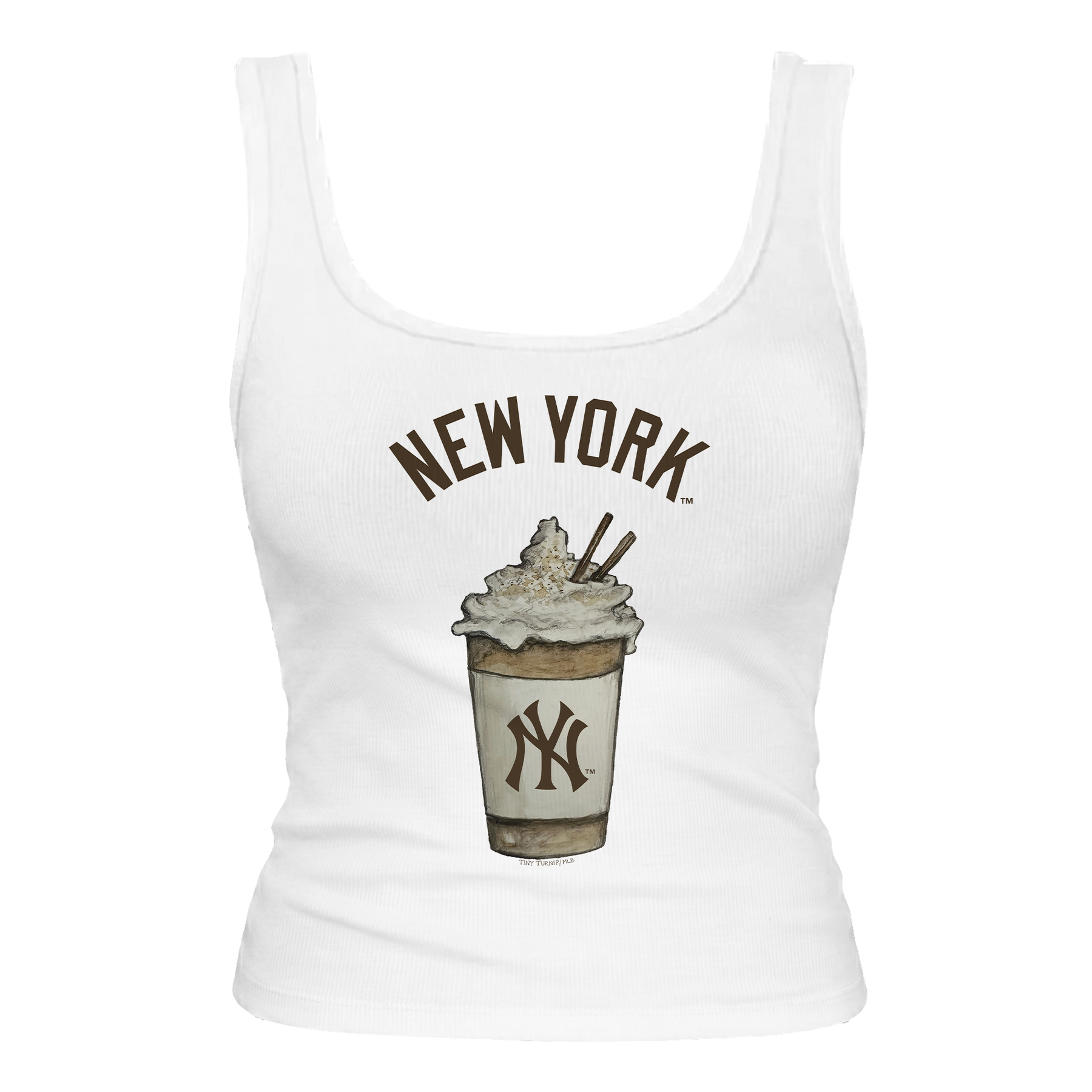 New York Yankees Latte Emmy Tank