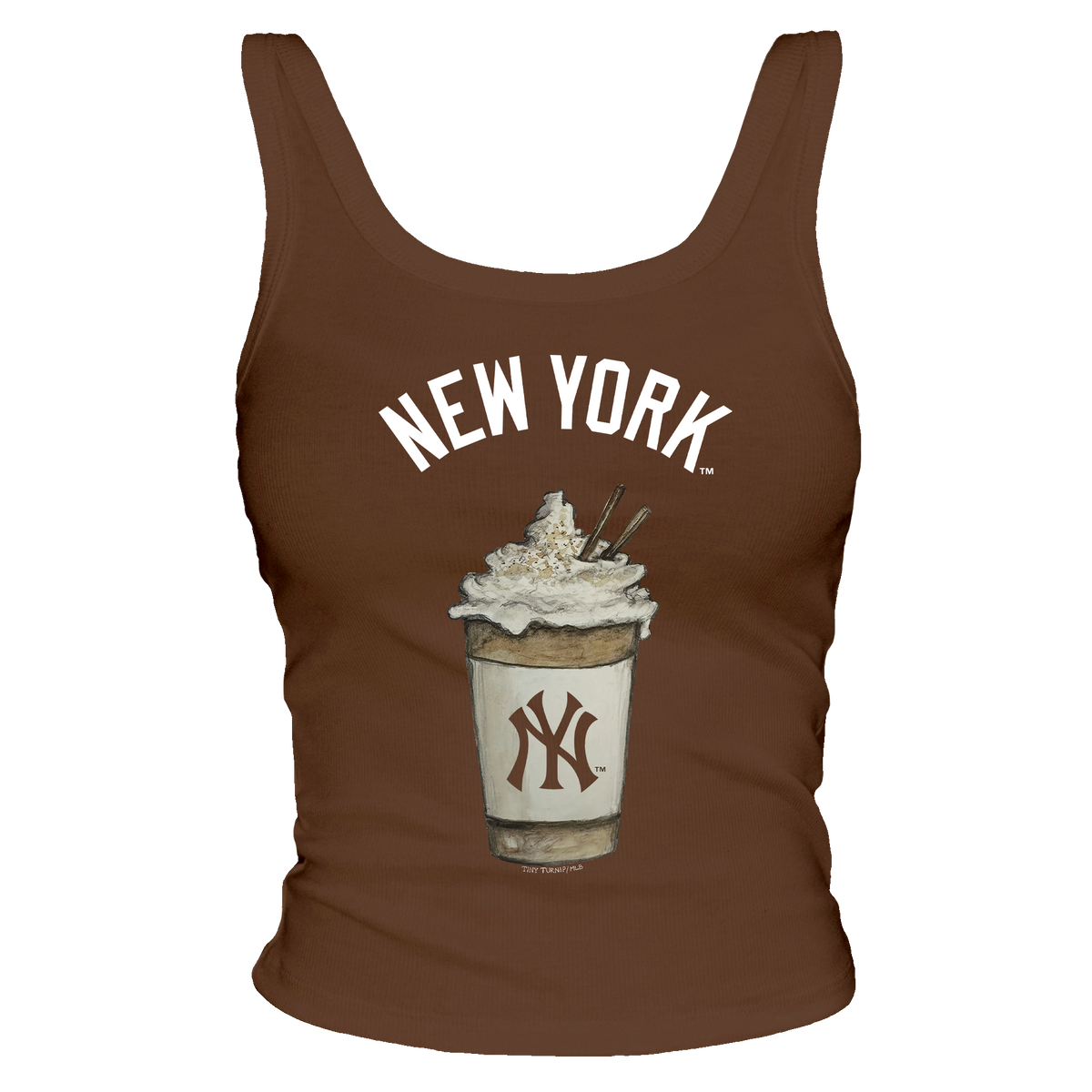 New York Yankees Latte Tank | Tiny Turnip