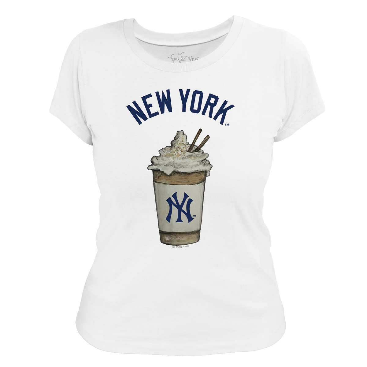New York Yankees Latte Women's Tee Shirt