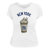 New York Yankees Latte Women's Tee Shirt