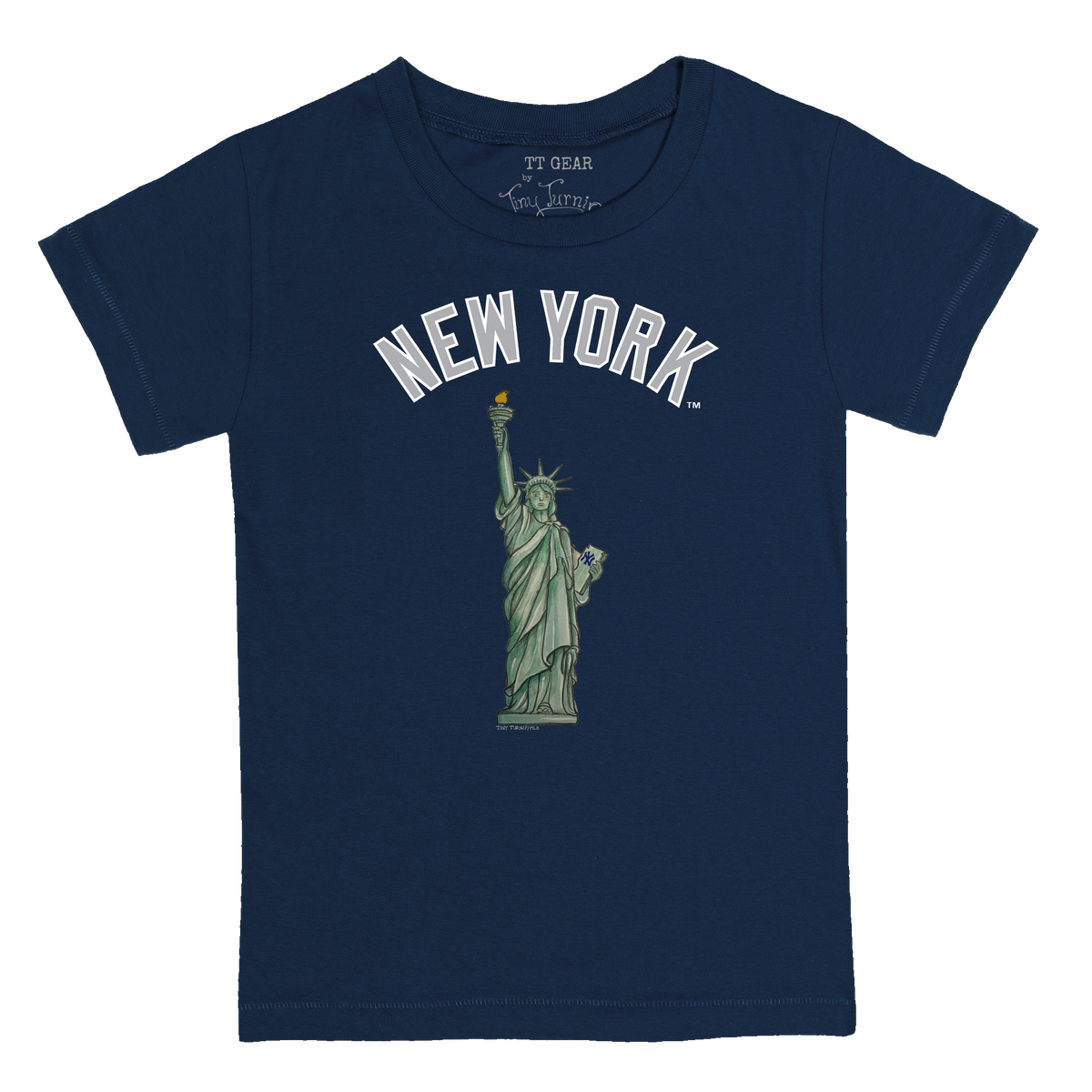 New York Yankees Statue of Liberty Kid's Tee Shirt
