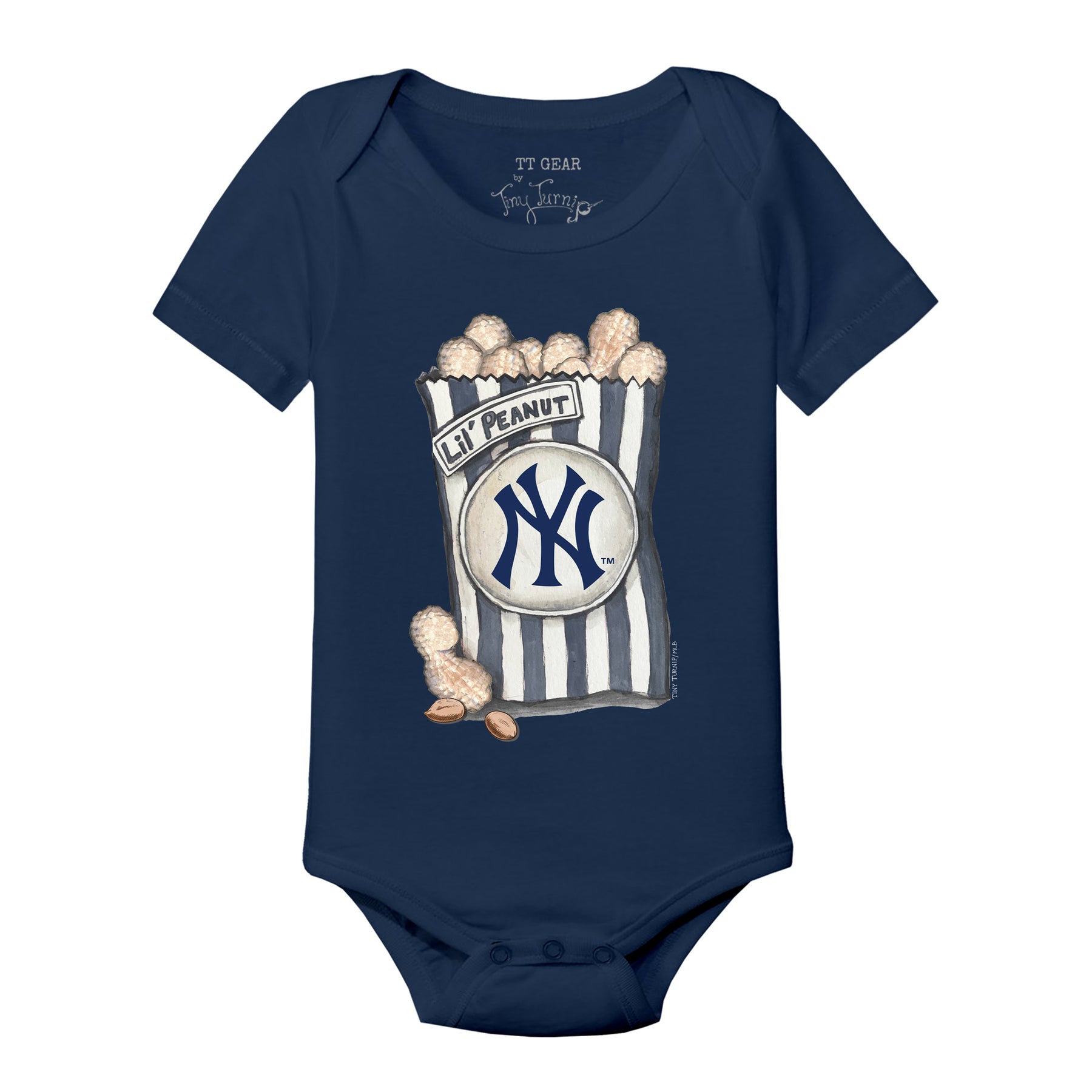 New York Yankees Lil' Peanut Short Sleeve Snapper