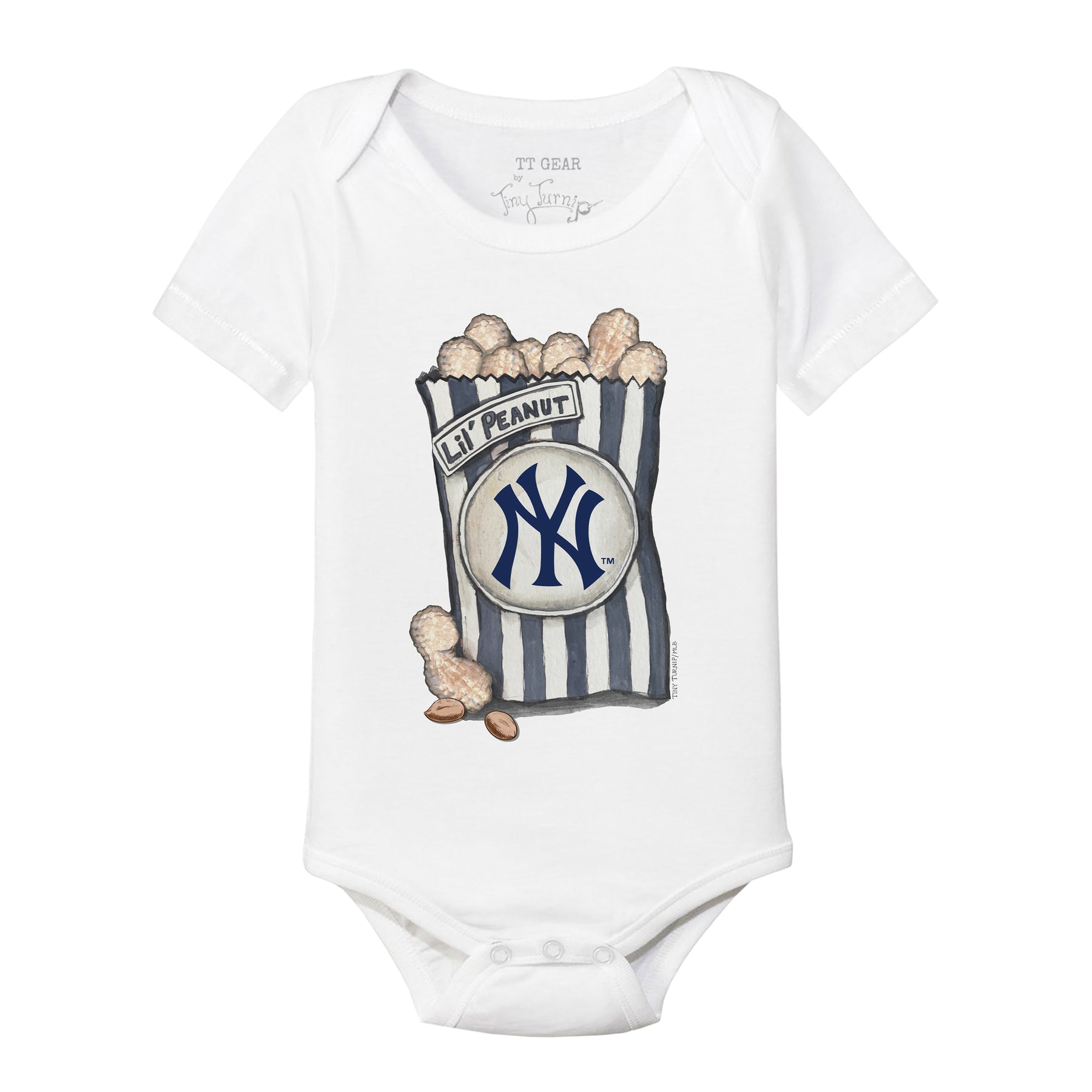 New York Yankees Lil' Peanut Short Sleeve Snapper