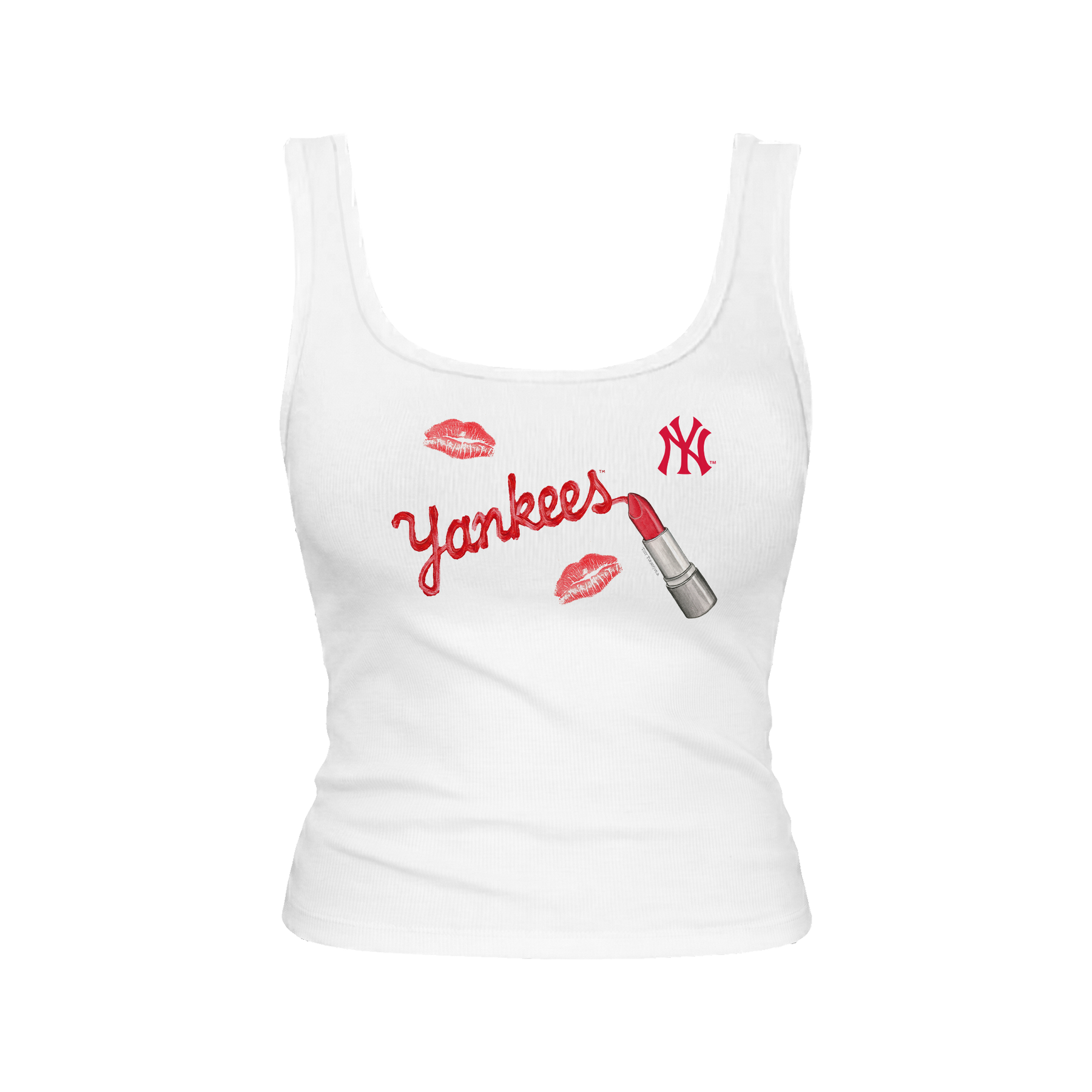 New York Yankees Lipstick Emmy Tank