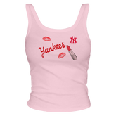 New York Yankees Lipstick OG Ribbed Tank - Tiny Turnip