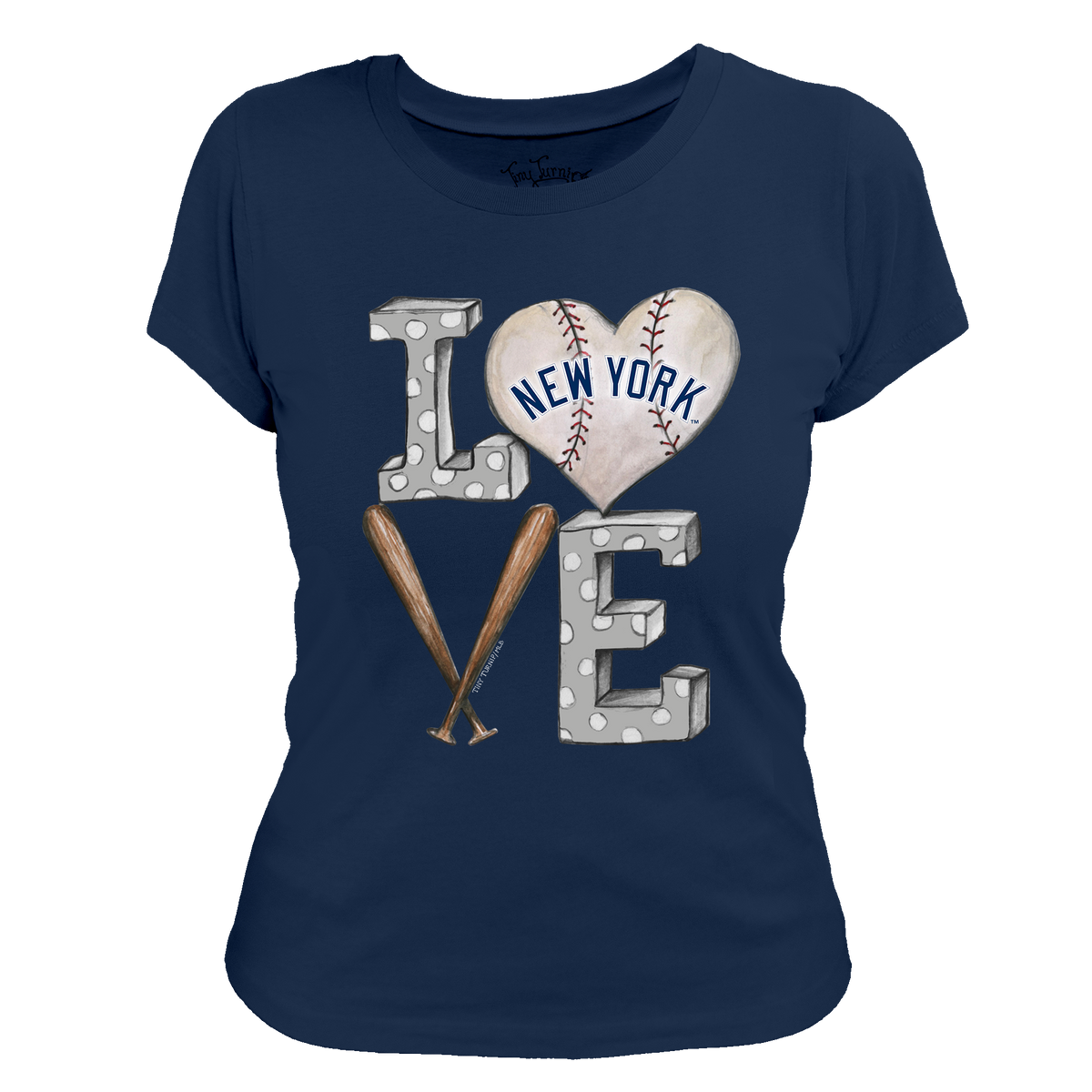 New York Yankees Baseball LOVE Tee Shirt