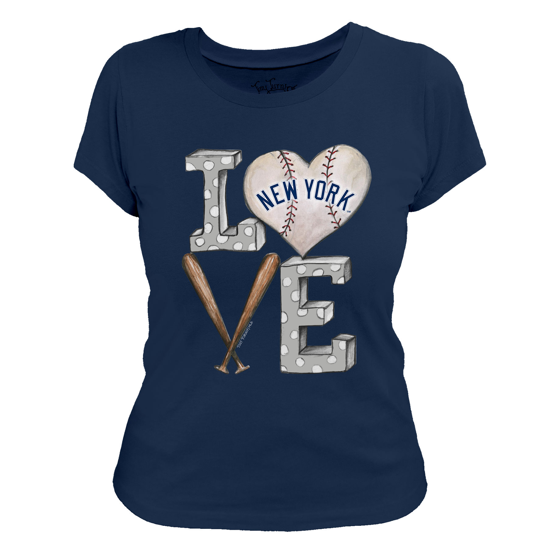 New York Yankees Baseball LOVE Tee Shirt