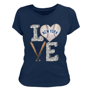 New York Yankees Baseball LOVE Tee Shirt